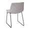 Flash Furniture 18" Light Gray LeatherSoft Dining Chairs, 2PK ET-ER18345-18-LG-BK-GG - alternate 8
